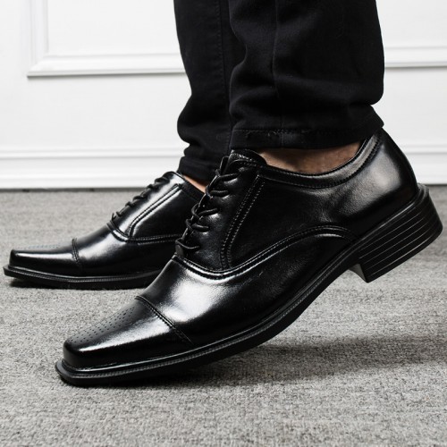 Style Men Formal Shoes Square Toe Men 