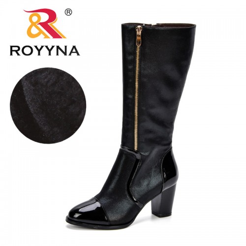 ROYYNA Thigh High Boots Female Winter 